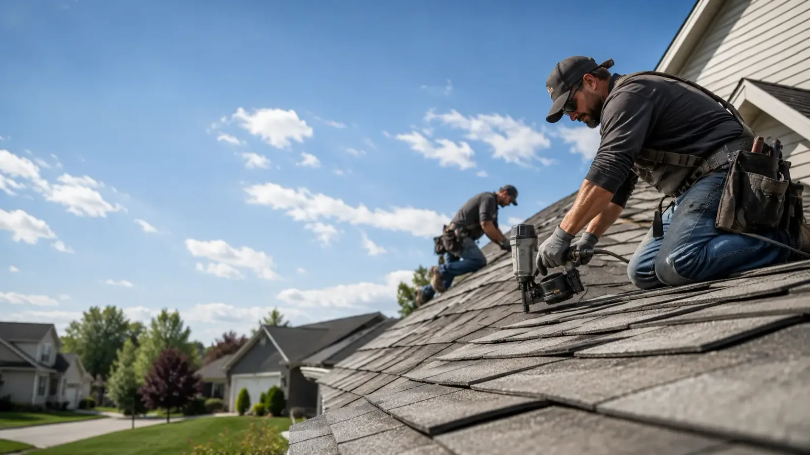 Storm Damage Roof Repair in Marine, IL near me